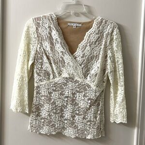 Cabi Super Cute Lace Top!